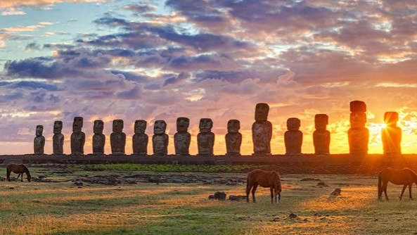 Easter Island (Rapa Nui: Rapa Nui, Spanish: Isla de Pascua) is a Chilean island in the southeastern Pacific Ocean, at the southeasternmost point of th...